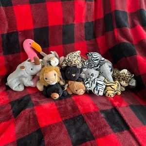 ZOO ANIMALS TY Beanie Babies